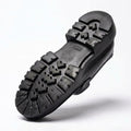 Black Leather Chunky Penny Loafers
